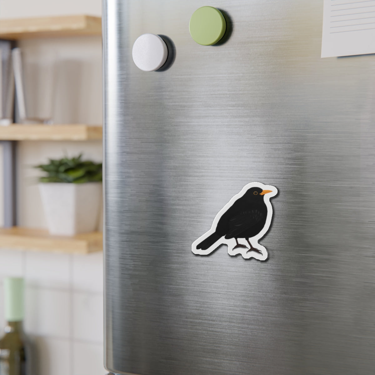 Blackbird Bird Magnet