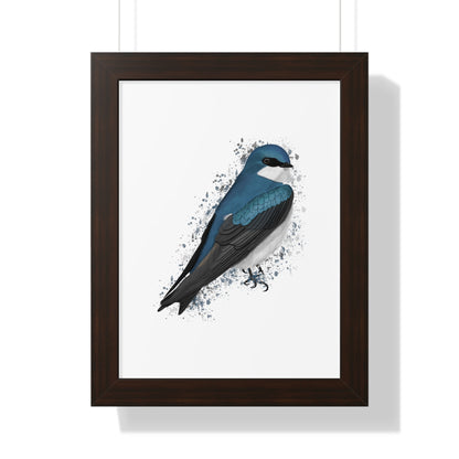 Tree Swallow Bird Framed Poster