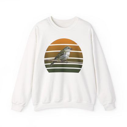 Red-Eyed Vireo Sweatshirt | Songbird Crewneck | Unique Birder Gift | Unisex Wildlife Pullover