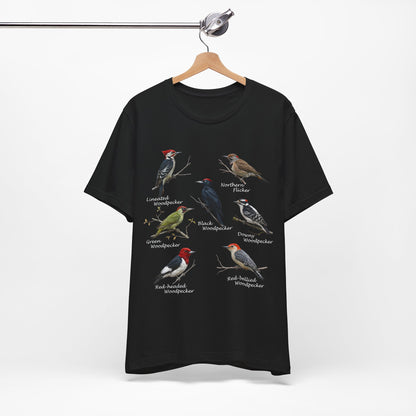 Woodpecker T-Shirt in Black