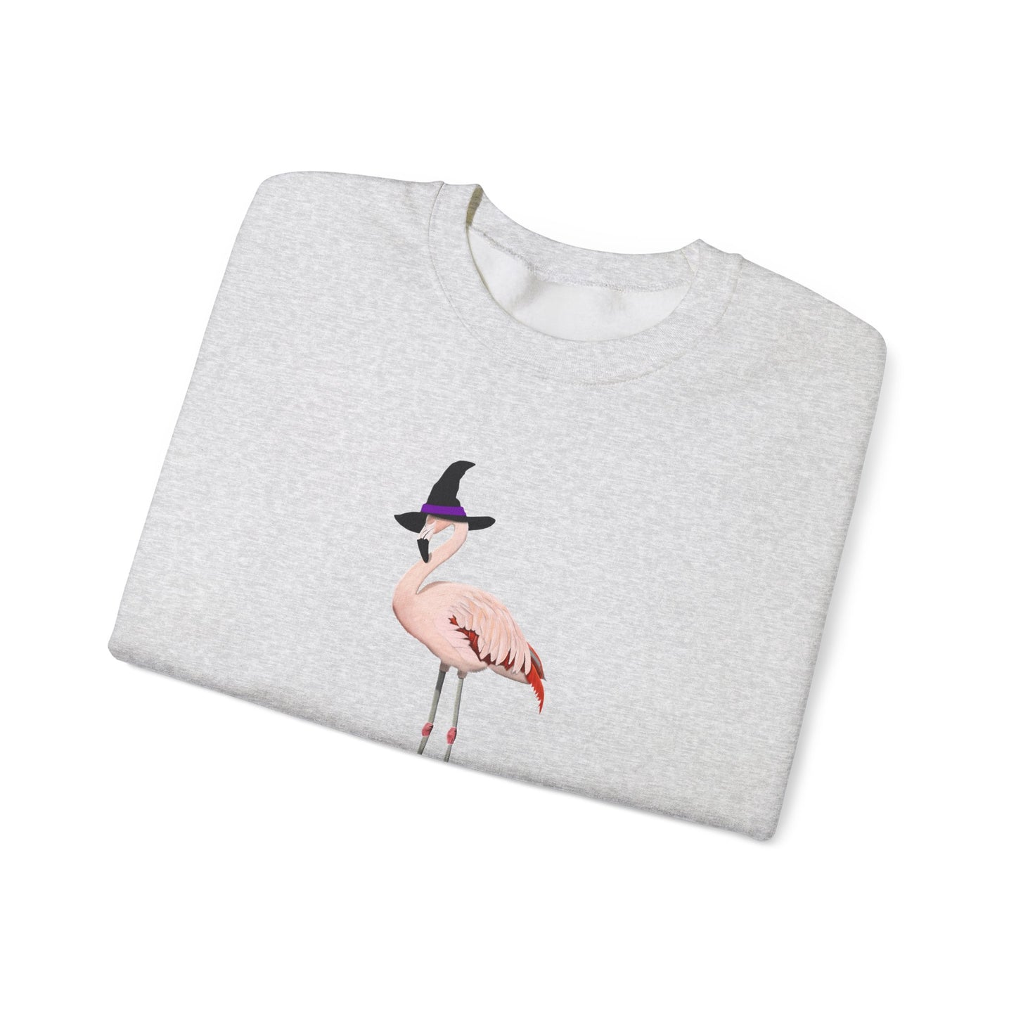 Flamingo Halloween Birds Witch Birdwatcher Sweatshirt