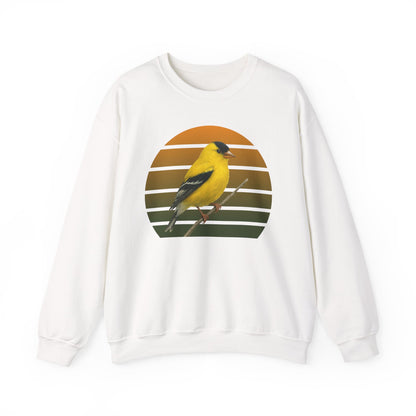 American Goldfinch Sweatshirt | Unisex Bird Lover Pullover | Wildlife Birder Gift | Songbird Crewneck