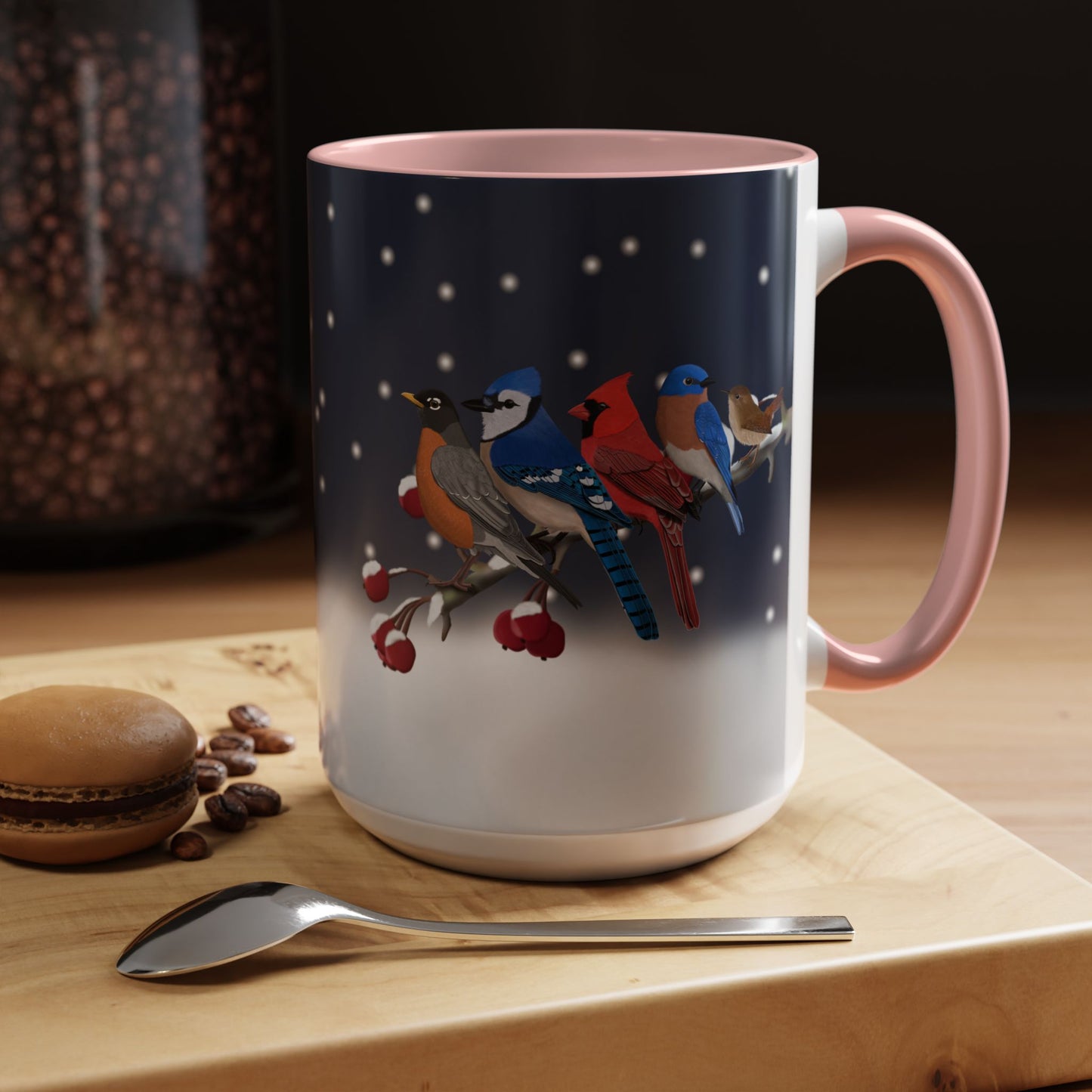 Backyard Birds Coffee Mug | Ceramic Christmas Gift for Bird Lovers