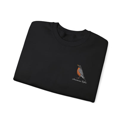 American Robin Birding Birdwatching Bird Sweatshirt