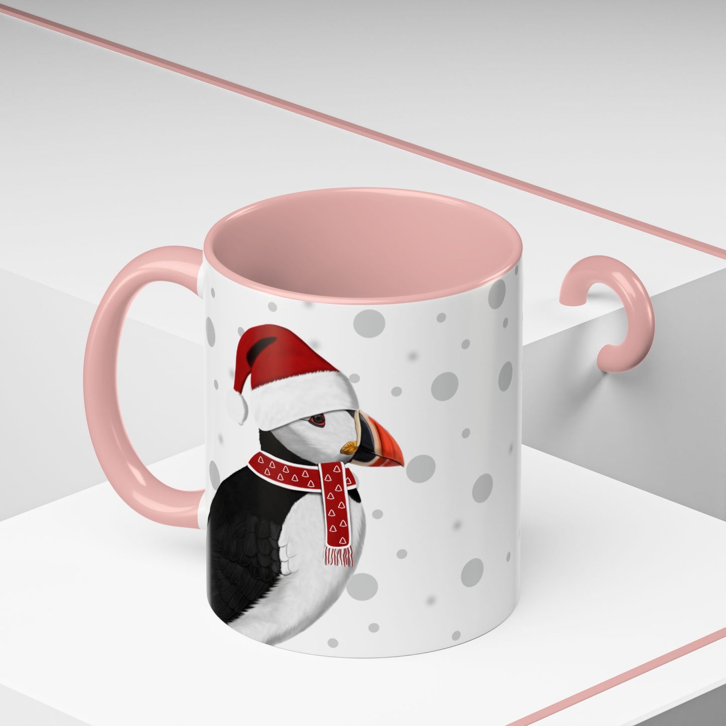 Puffin Christmas Bird Coffee Mug