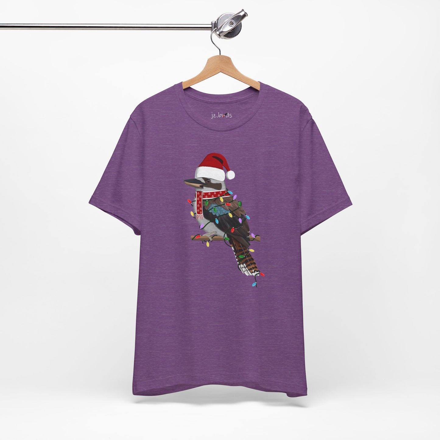 Kookaburra with Fairy Lights Christmas Bird T-Shirt