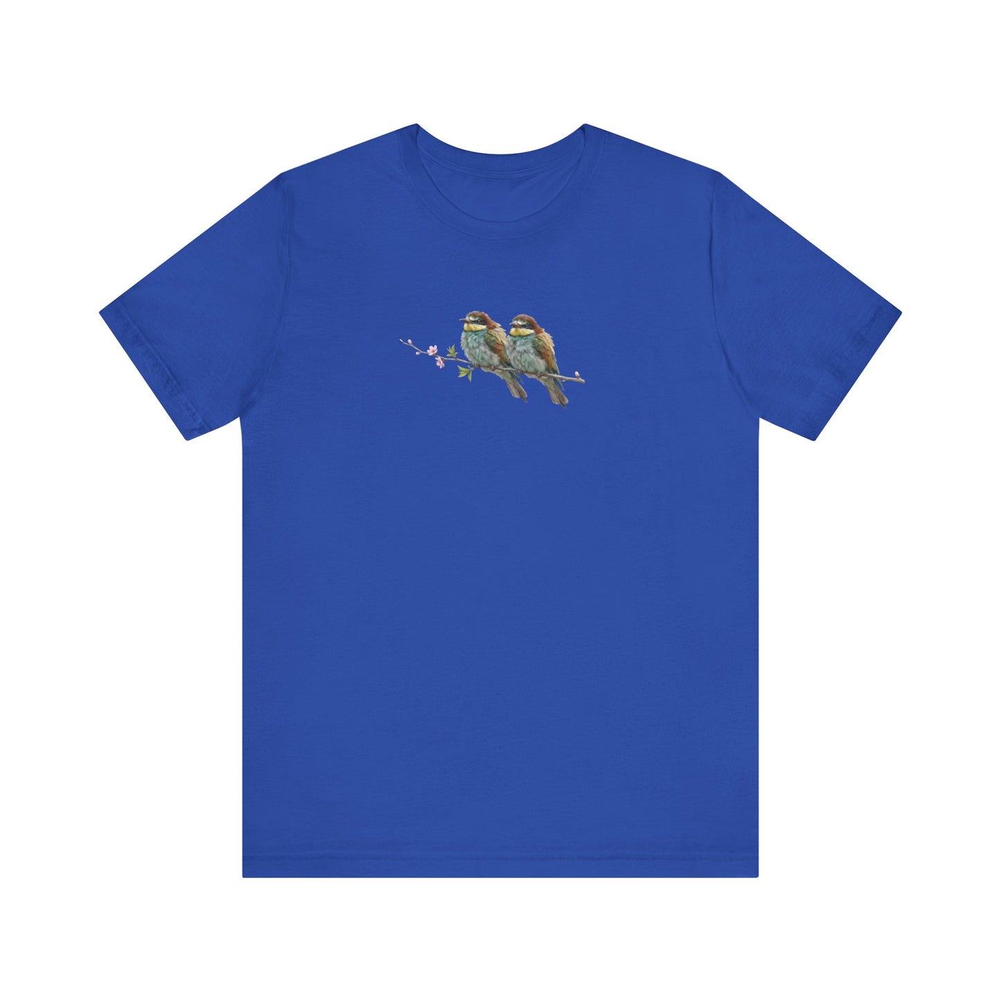 Bee-Eater Fledgling T-Shirt | Spring Blossoms Unisex Graphic Tee for Bird Watchers