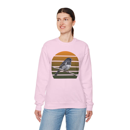 Dark-Eyed Junco Sweatshirt | Cozy Winter Birder Pullover | Snow Bird Crewneck Gift