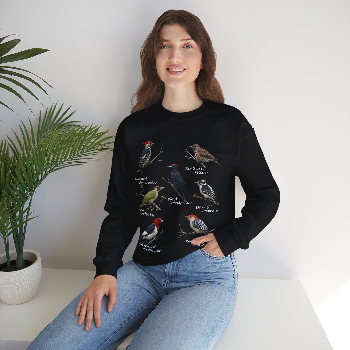 Woodpecker Sweatshirt in Black