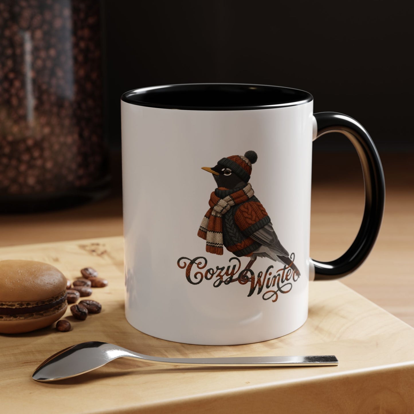 American Robin Ceramic Bird Coffee Mug – Custom Gift for Bird Watchers