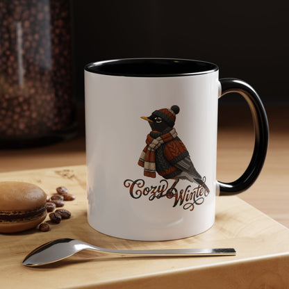 American Robin Ceramic Bird Coffee Mug – Custom Gift for Bird Watchers