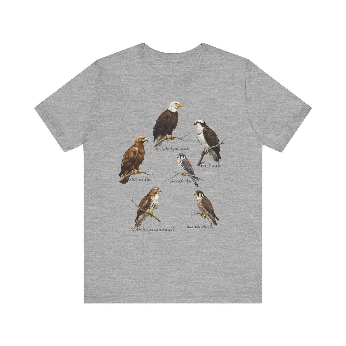 Falke Vogel T-Shirt – bird graphic tee, watching gear