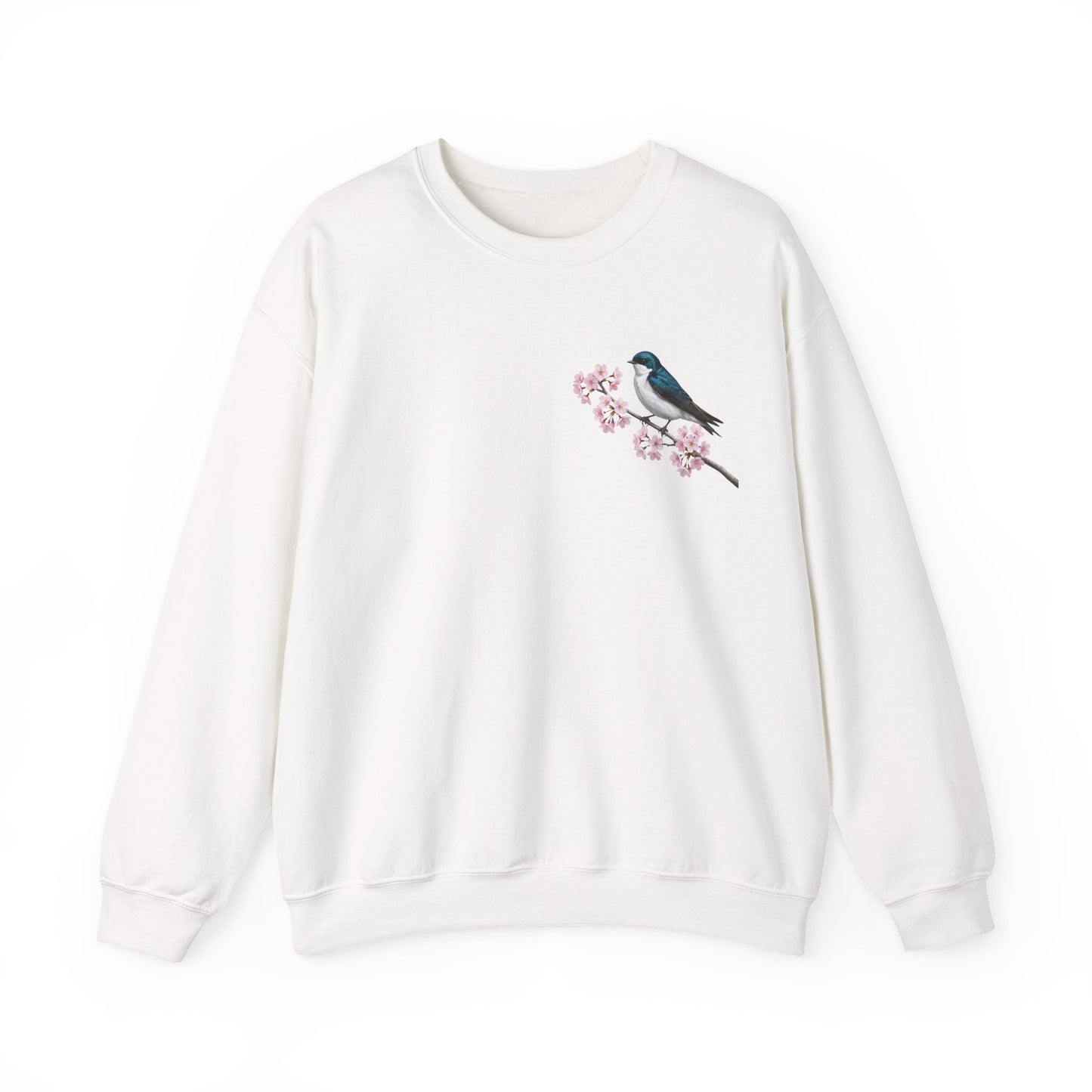 Tree Swallow Sweatshirt on Animal Lover Gift background