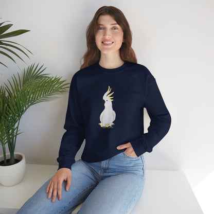 Cockatoo Bird Watcher Biologist Crewneck Sweatshirt