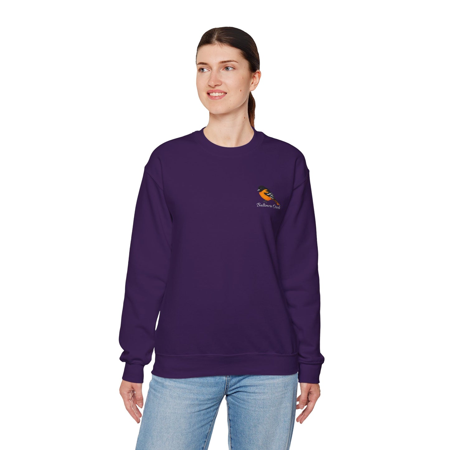 Baltimore Oriole Birding & Birdwatching Bird Sweatshirt