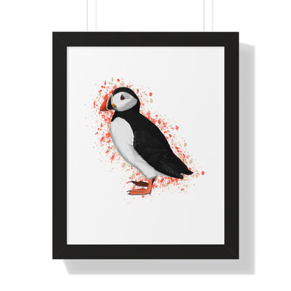 Puffin Bird Framed Poster