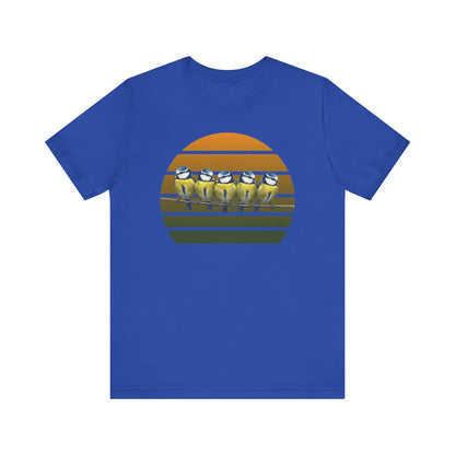 Blaumeisen Premuim T-Shirt | Geschenk für Vogelbeobachter | jz.birds