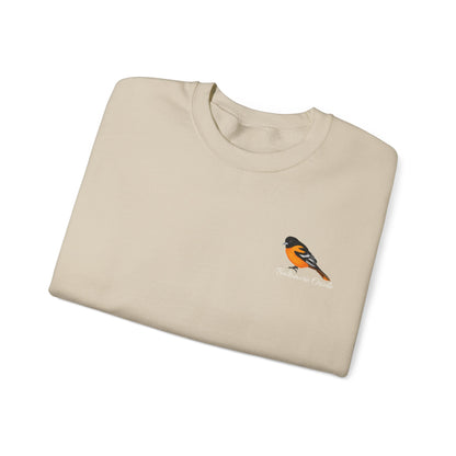 Baltimore Oriole Birding & Birdwatching Bird Sweatshirt