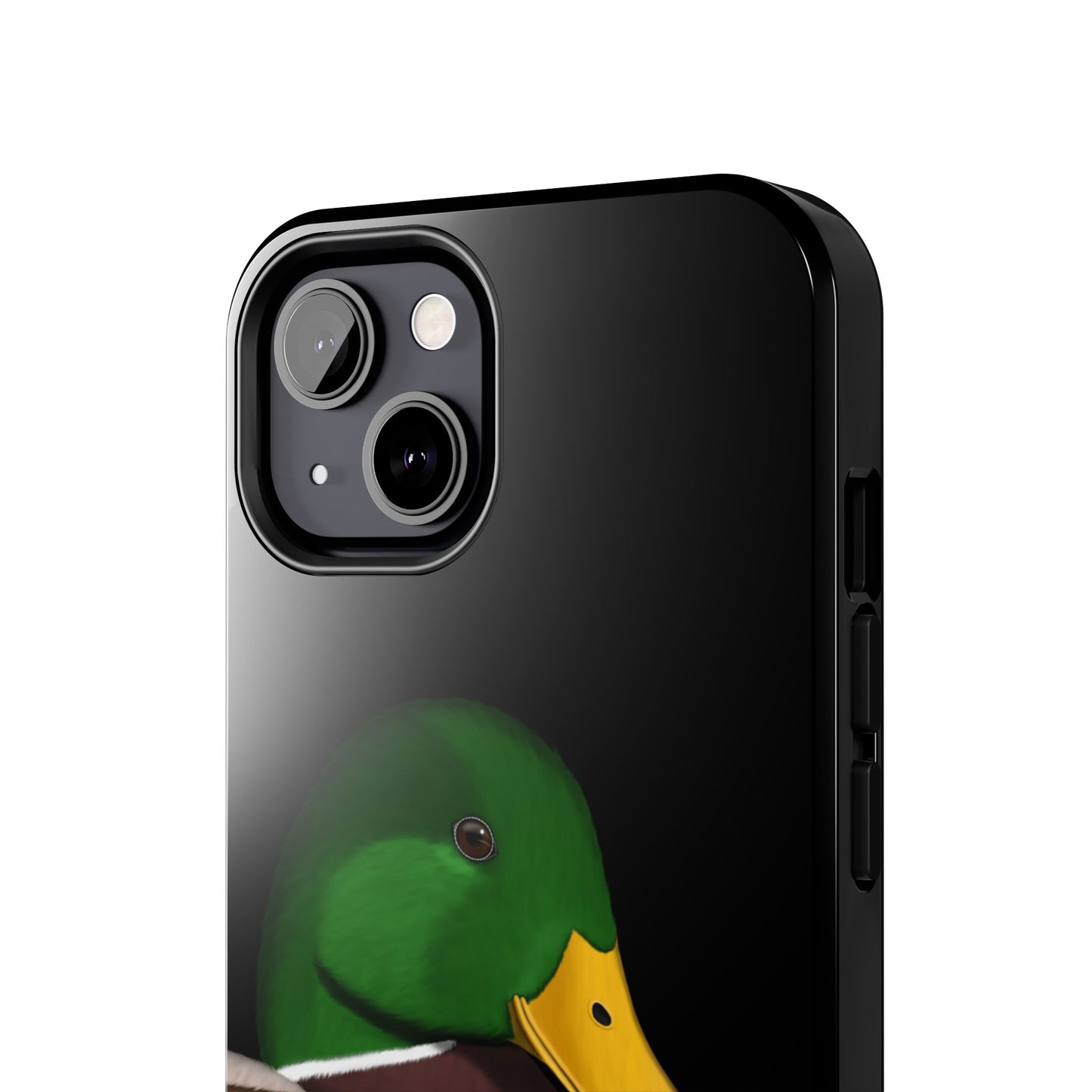 Mallard Bird Art Tough Phone Case Black