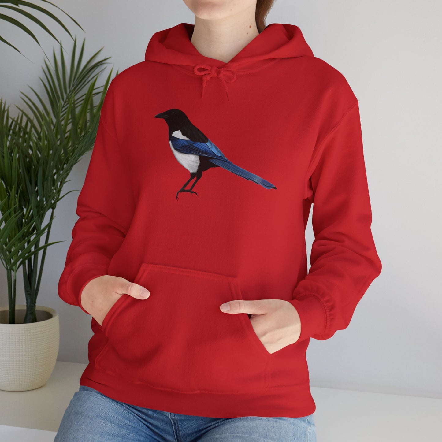 Magpie Bird Birdwatching Birder Hoodie