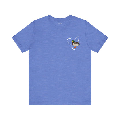 Mallard Heart Birdwatcher Bird T-Shirt