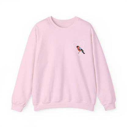 Bullfinch Heart Birdlover Biologist Bird Sweatshirt