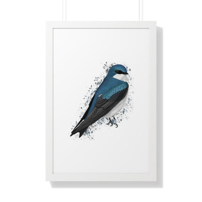 Tree Swallow Bird Framed Poster