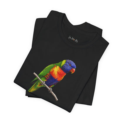 Rainbow Lorikeet T-Shirt | Unisex Bird Lover Tee | Wildlife Birder Gift