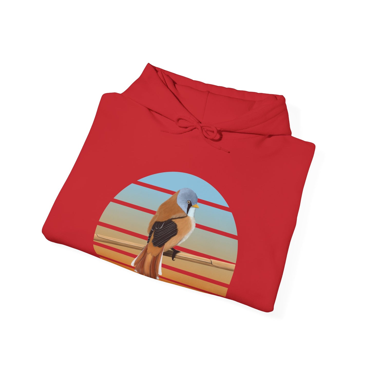 Bearded Reedling Bird Hoodie