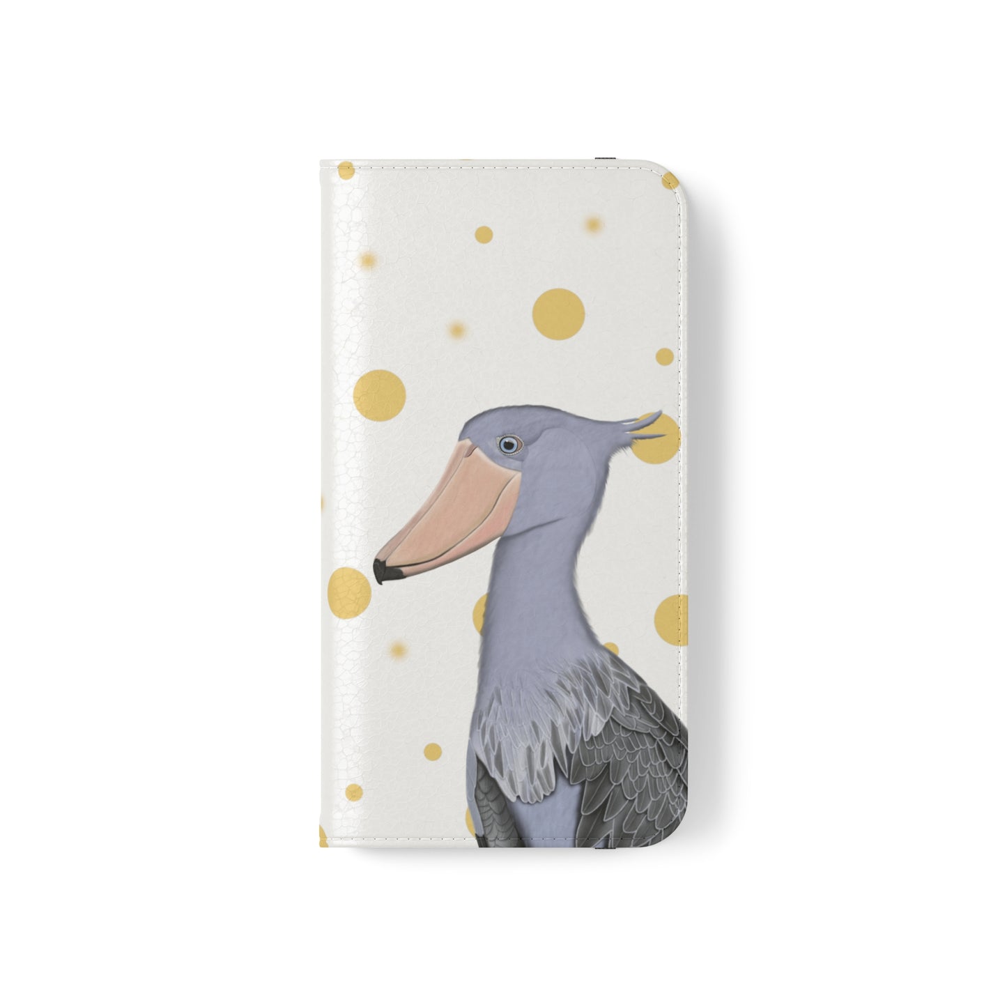 Shoebill Bird Art Phone Flip Case