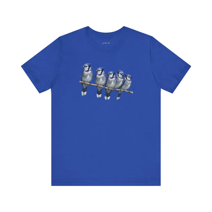 Blue Jays T-Shirt | Unisex Retail Fit Bird Lover Tee | Wildlife Birder Gift