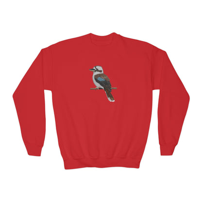 Kookaburra Bird Birdwatching Youth Crewneck Sweatshirt