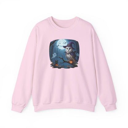 Barn Owl Halloween Bird Sweatshirt - Spooky Halloween Costume for Bird Lovers