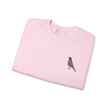 American Robin Birding Birdwatching Bird Sweatshirt