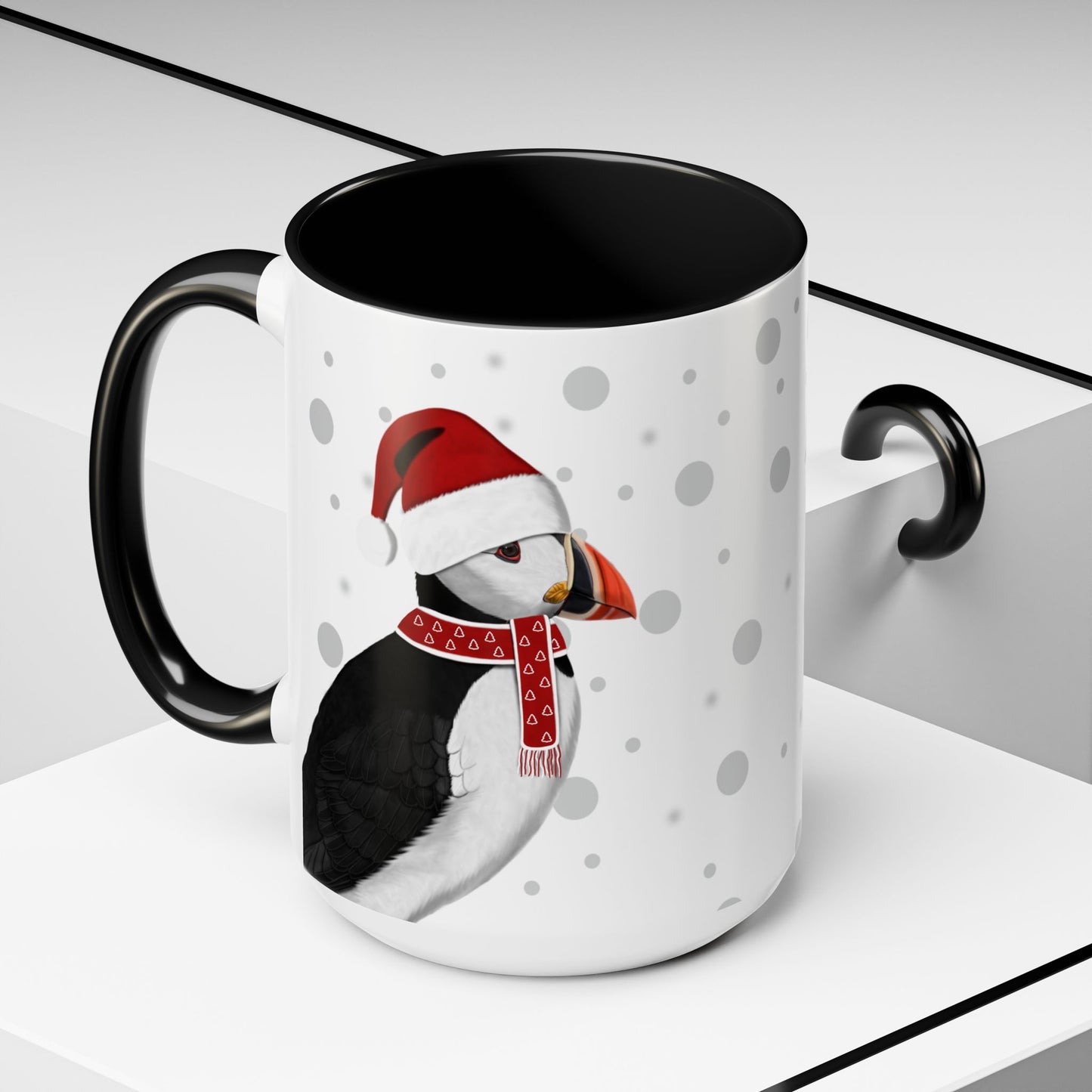 Puffin Christmas Bird Coffee Mug