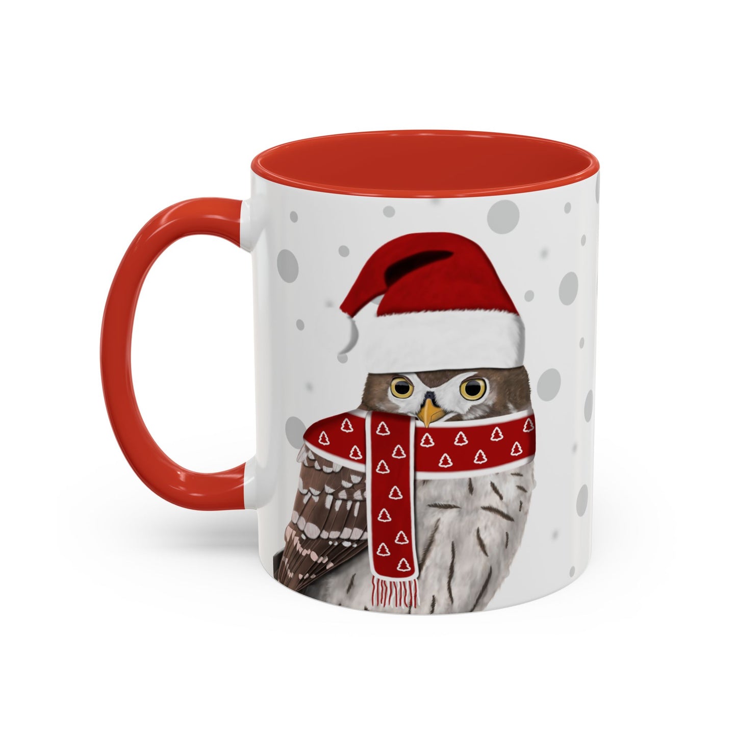 Owl Christmas Bird Coffee Mug