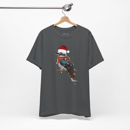 Kookaburra with Fairy Lights Christmas Bird T-Shirt