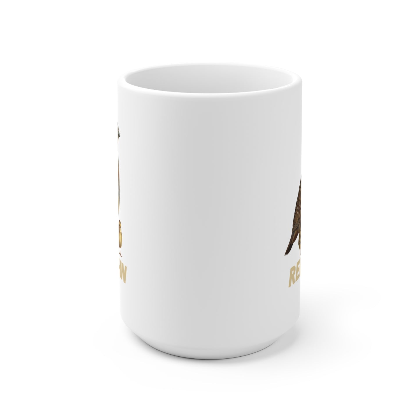 Rebhuhn Vogel des Jahres 2026 Vogelmotiv Tasse Weiß