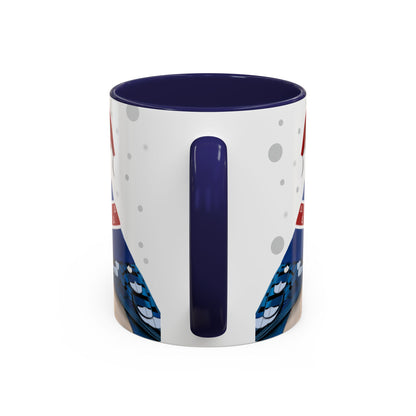 Blue Jay Christmas Bird Coffee Mug