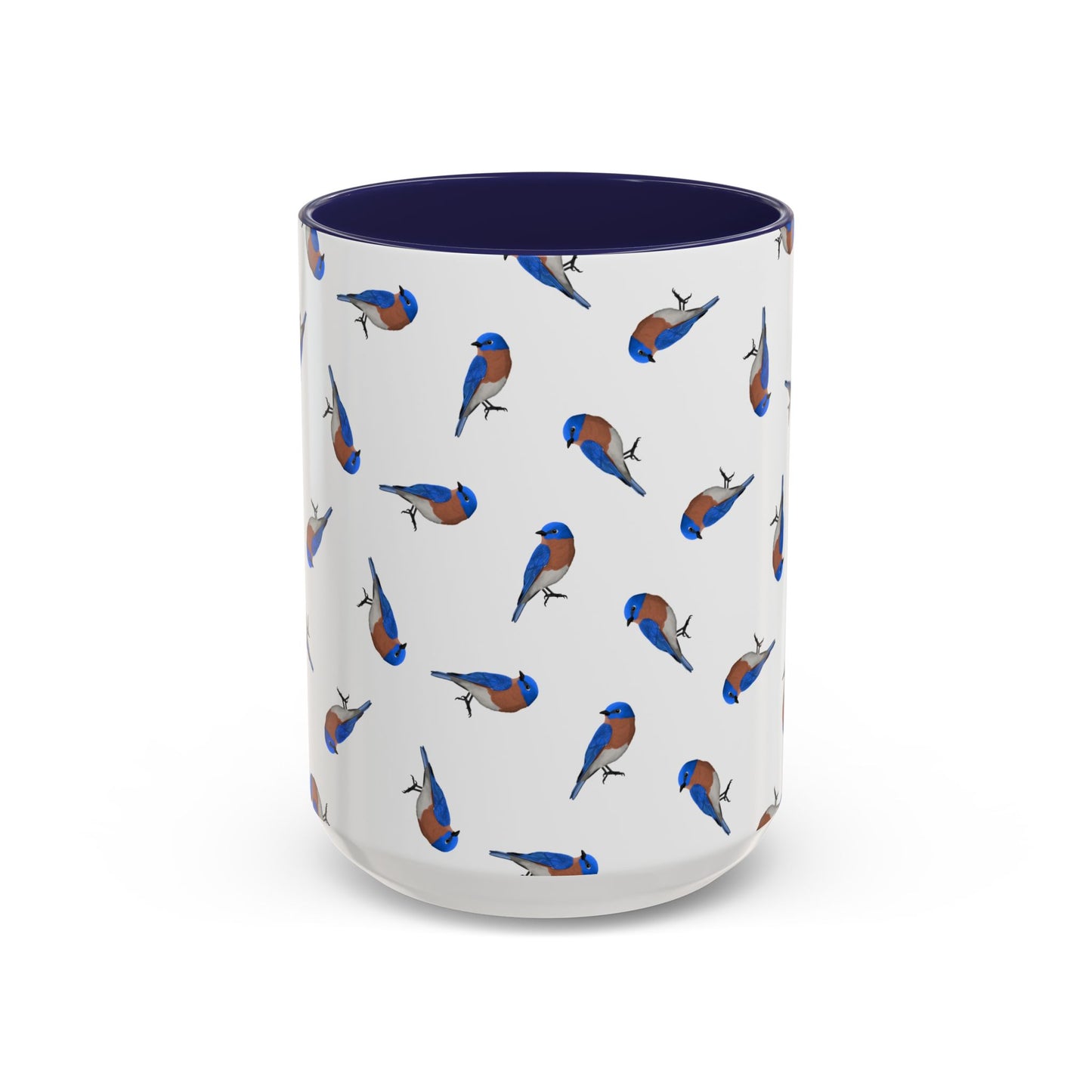 Bluebird and Tern Mug in Black
