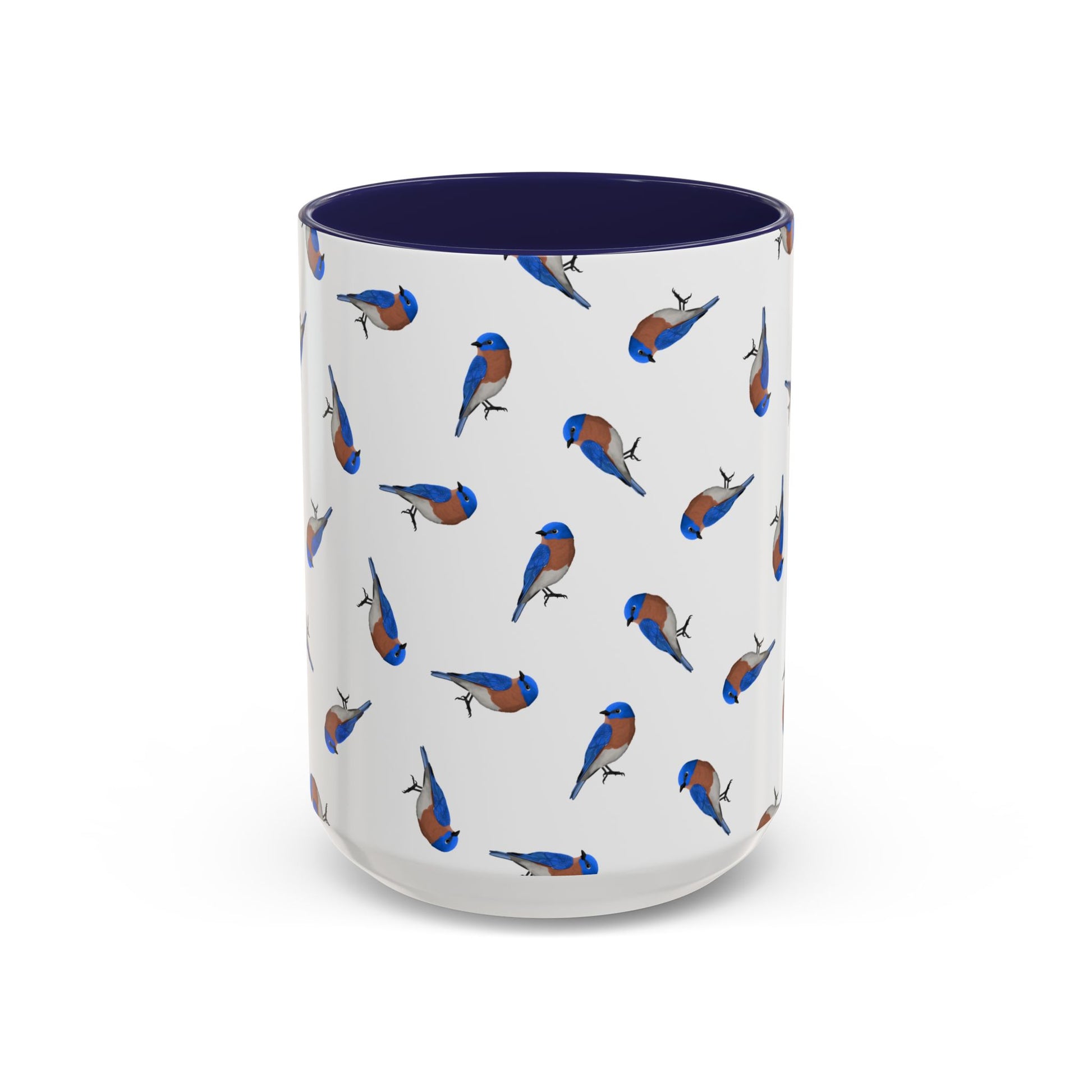 Bluebird and Tern Mug in Black