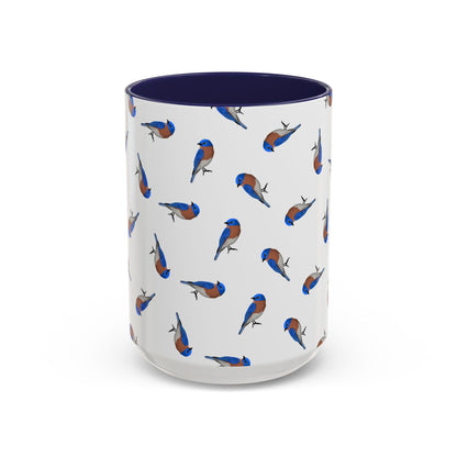 Bluebird and Tern Mug in Black