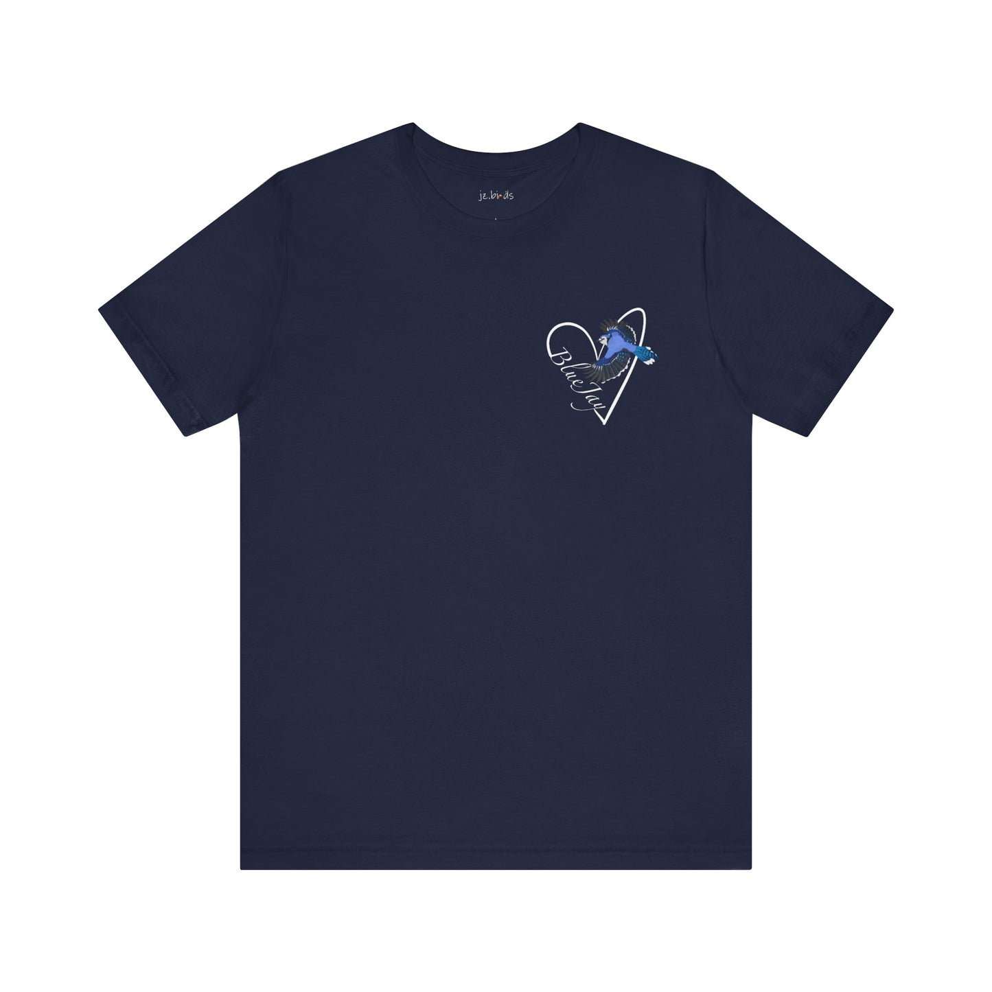 Blue Jay Heart Birdwatcher Bird T-Shirt