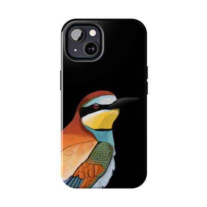 Bee Eater Bird Art Tough Phone Case Black