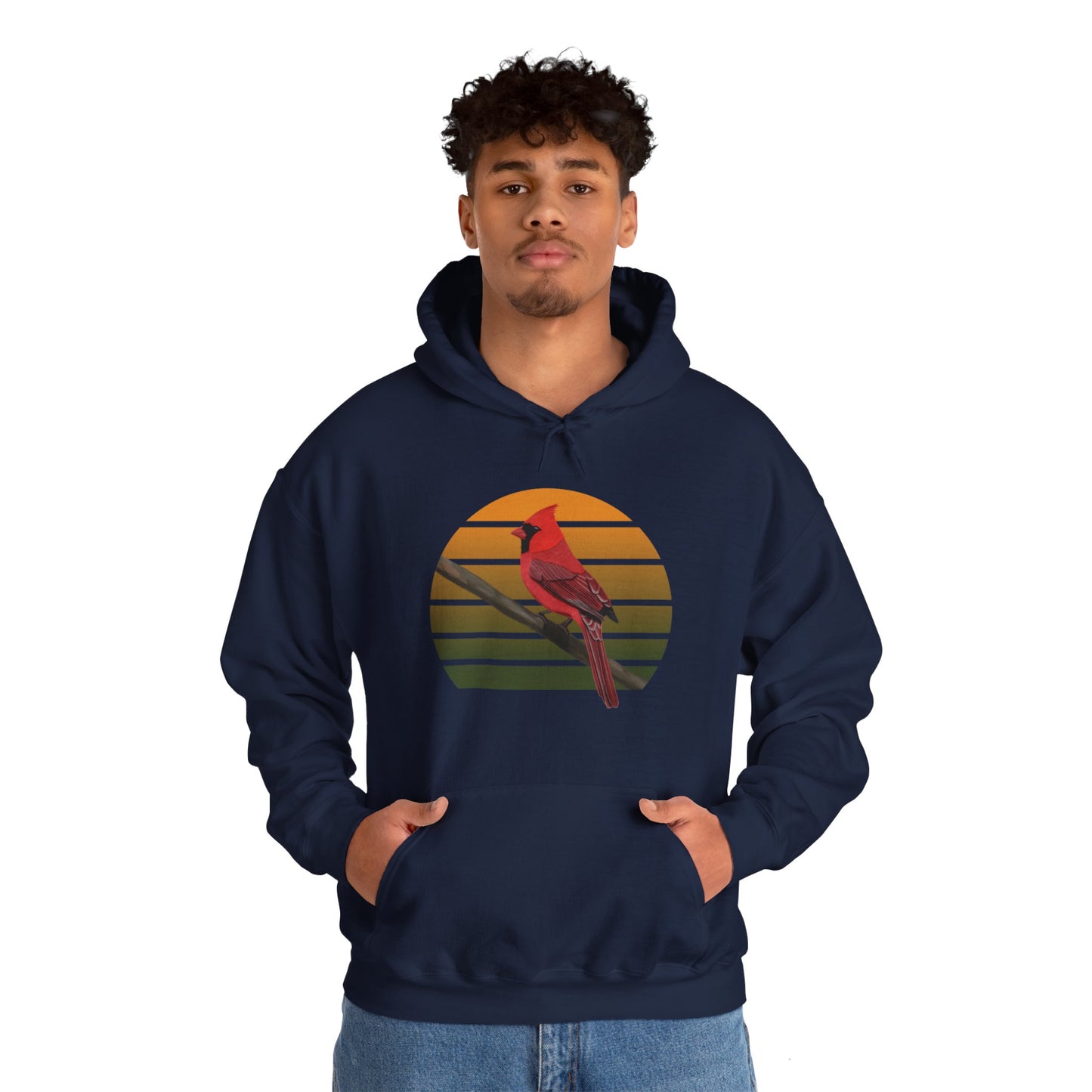 Cardinal Bird Hoodie