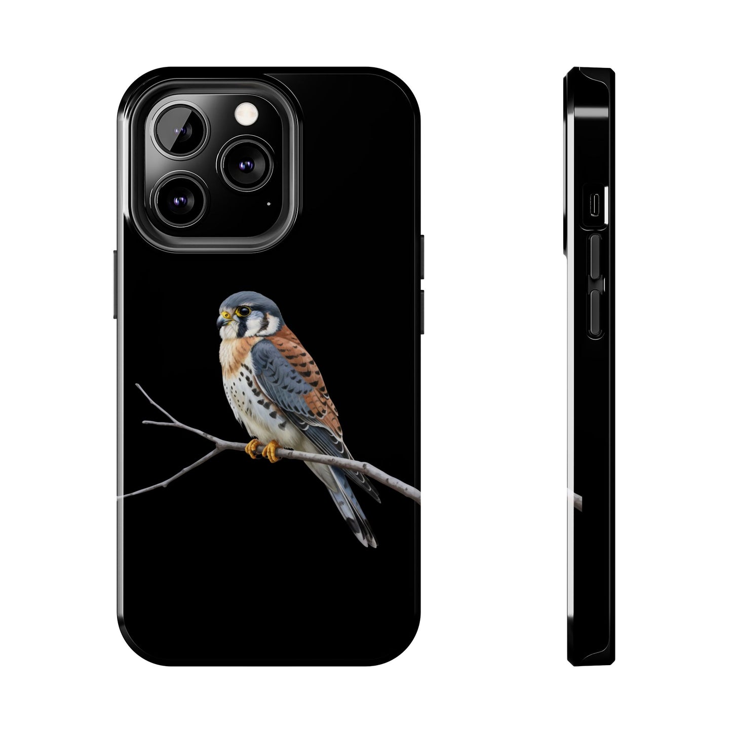 American Kestrel iPhone Case – Premium Tough Phone Cover Black