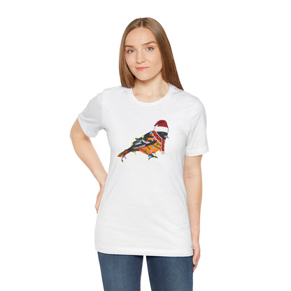 Baltimore Oriole with Fairy Lights Christmas Bird T-Shirt