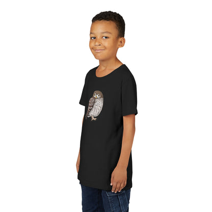 Little Owl Birding & Birdwatching Bird Youth T-Shirt