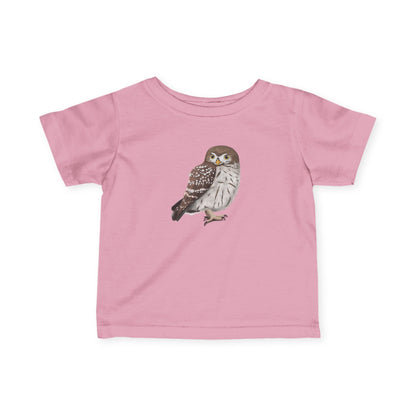 Süßes Eulen Vogel Tiermotiv T-Shirt für Babys und Kleinkinder