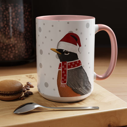 Robin Christmas Bird Coffee Mug